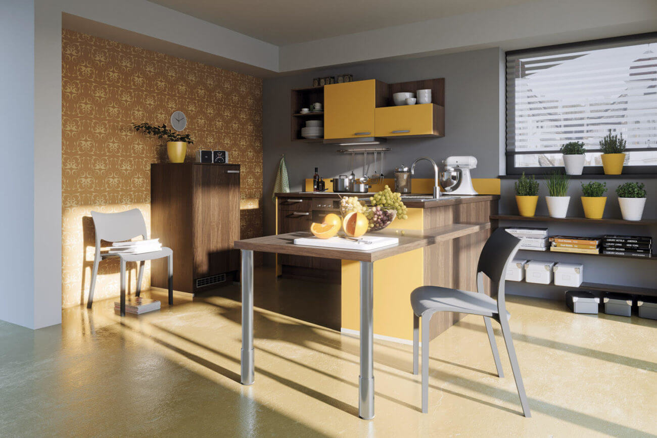 Ideen für die Küchen-Farbgestaltung: 11 Bilder von farbigen Alno Küchen