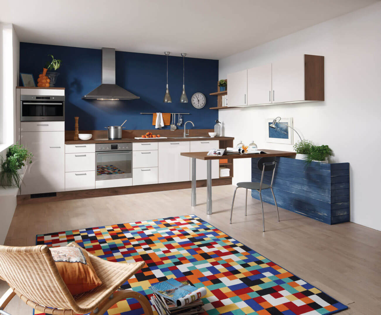 Einzeilige Küchen: Vorteile, Nachteile, Beispiele und Bilder für