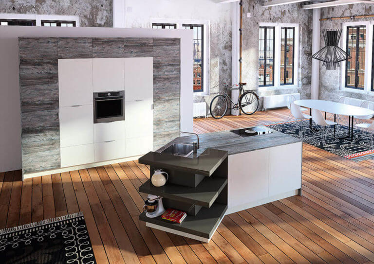 Küche mit Holzboden: 9 Bilder & Ideen von Küchen mit Parkett und