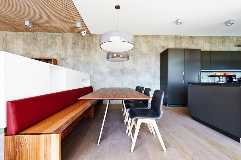 Küche mit Sitzbank - Ideen und Bilder für Sitzbänke aus Holz und Leder