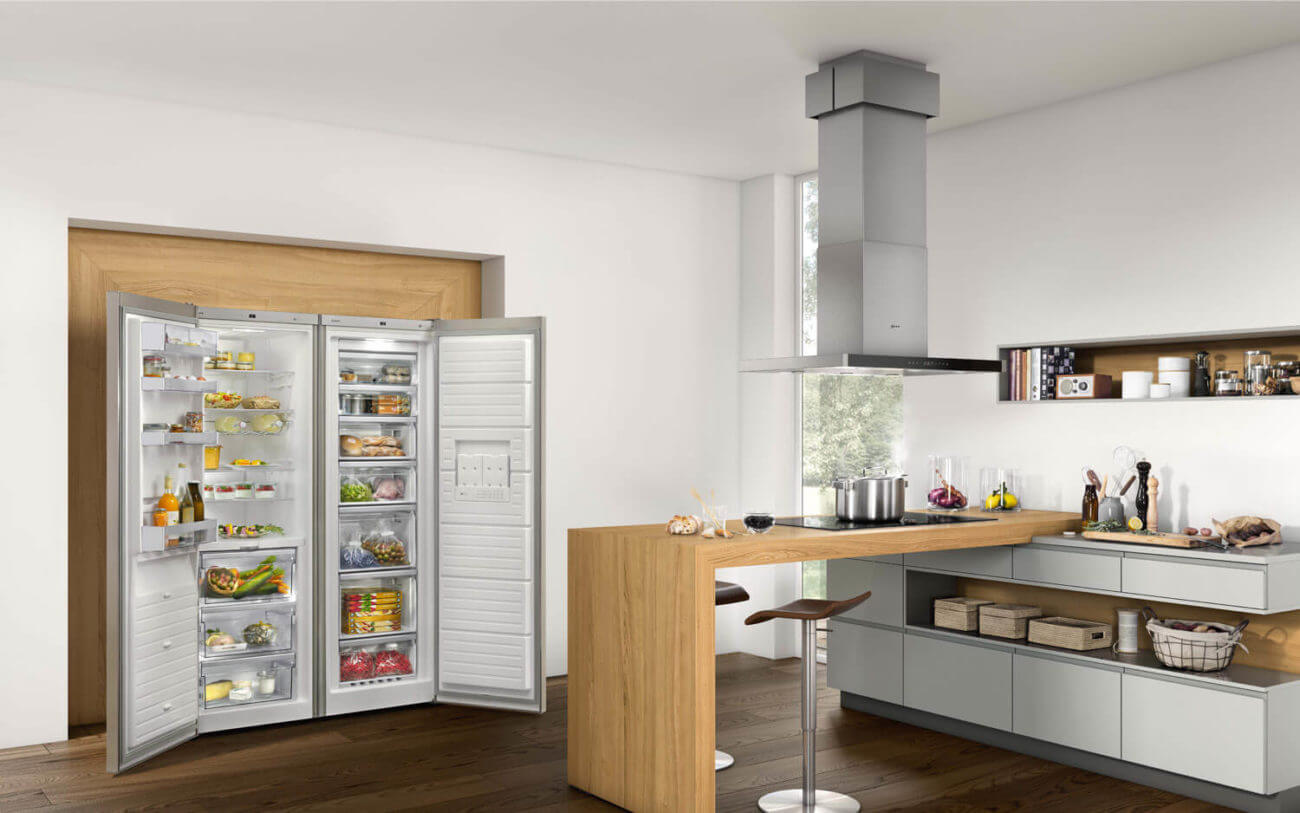 Side By Side Kühlschrank Tiefe 60 Cm Side-by-Side Kühlschrank – Ideen und Bilder von Bosch, Neff, Smeg