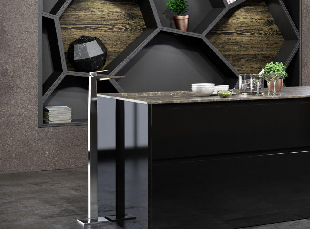 Steinarbeitsplatte: Ideen und Bilder für Küchen mit Arbeitsplatten aus