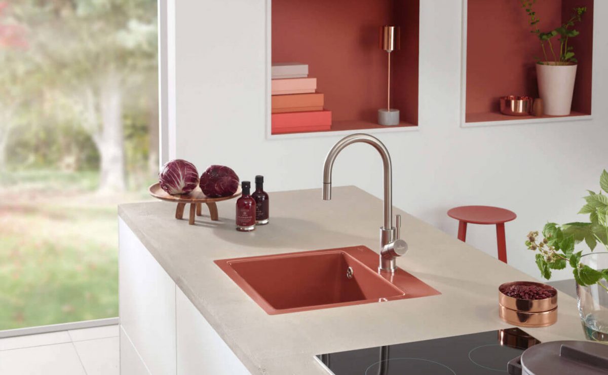 Farbige Spülen: Die schönsten Modelle und Marken (BLANCO, Schock