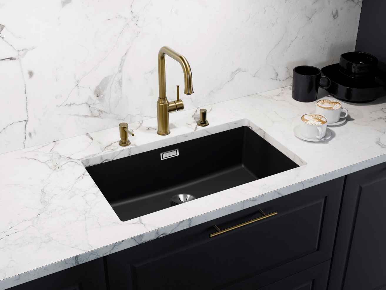 Farbige Spülen von BLANCO: Bunte Einbauspülen aus Silgranit und Keramik