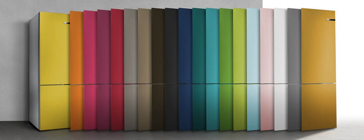 Die gesamte Vario Style Farbpalette. Foto: Bosch
