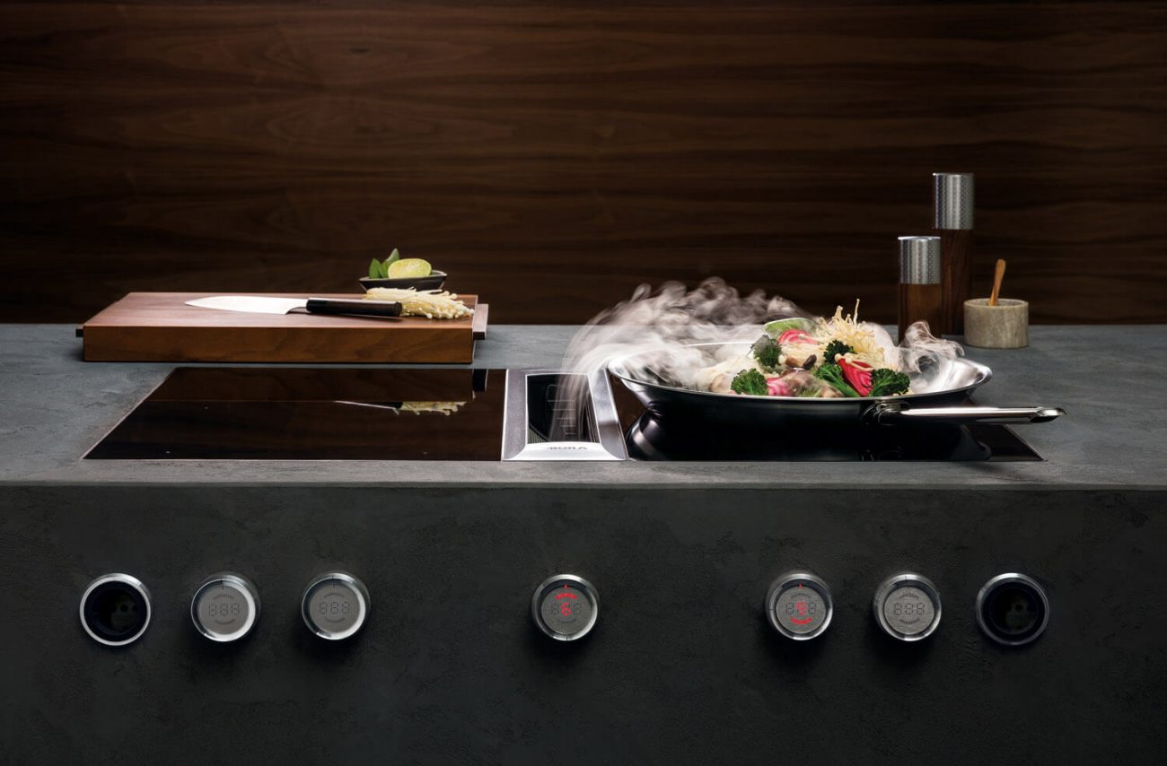 Dunstabzug nach unten im Überblick BORA, Gaggenau, NEFF & Co im