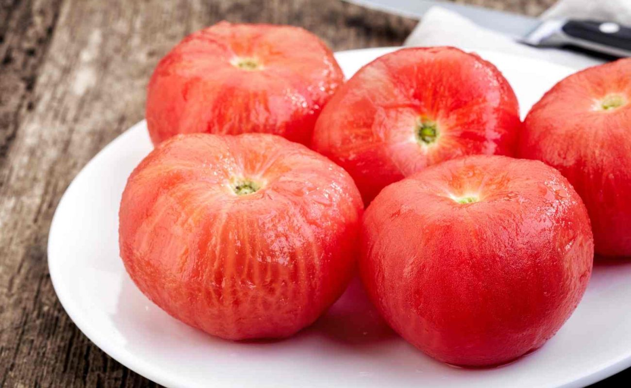 Tomaten schälen