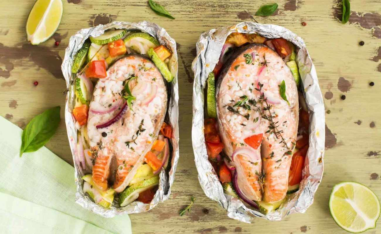 Lachsfilet In Alufolie Grillen Wie Lange Wie lange braucht Lachs im Ofen? - Küchenfinder