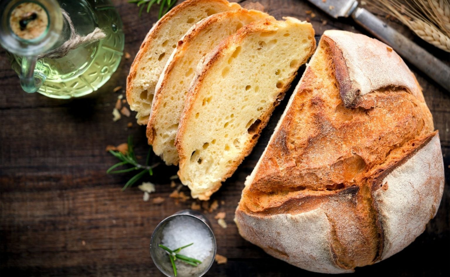 Schnelles Brot mit Trockenhefe - Rezept, Zutaten und Zubereitung ...