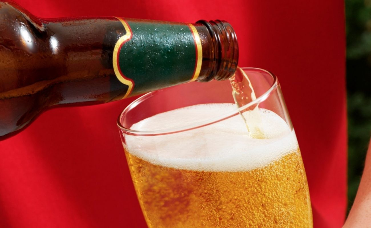 bier richtig einschenken