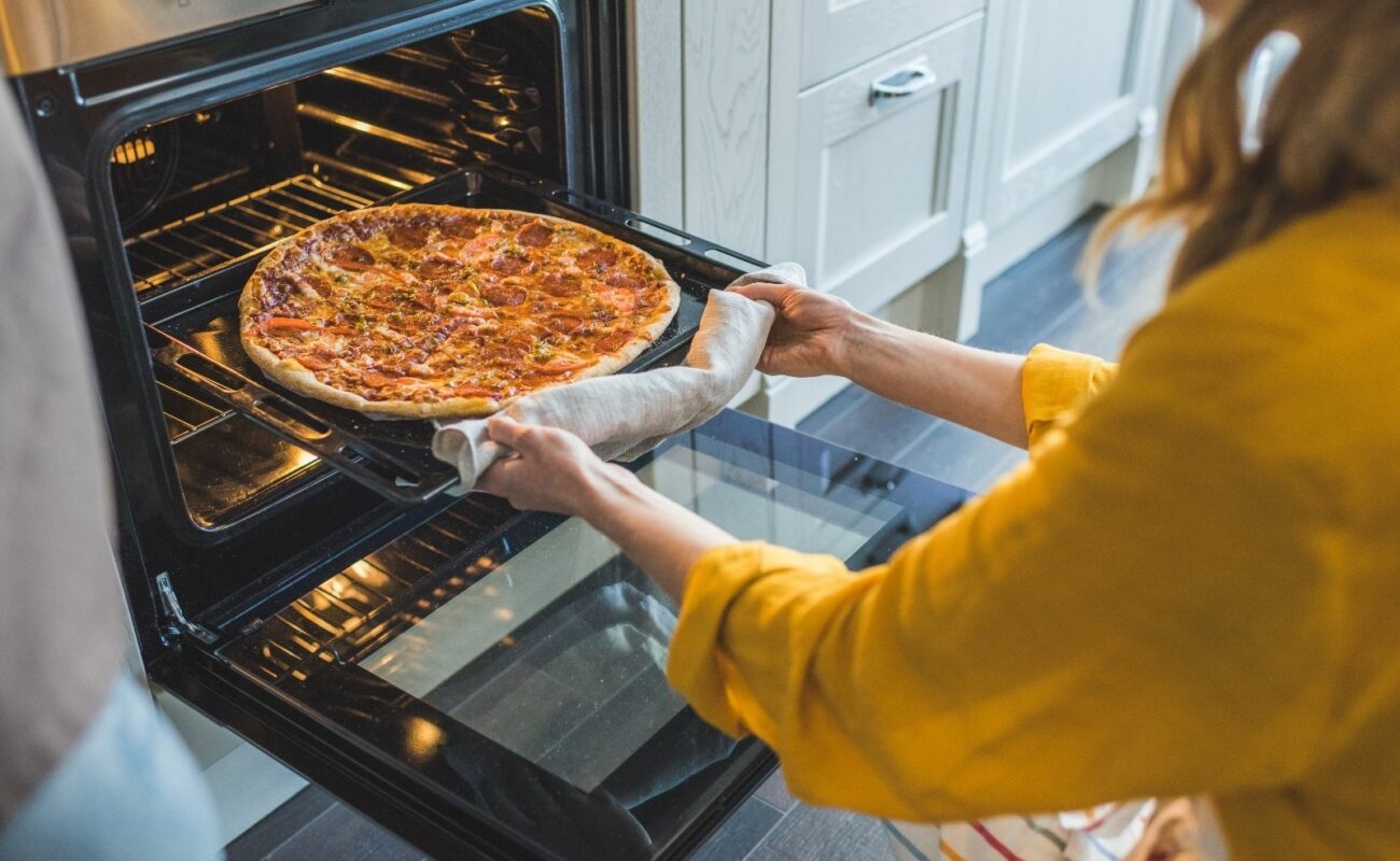pizza bei 200 grad backofen