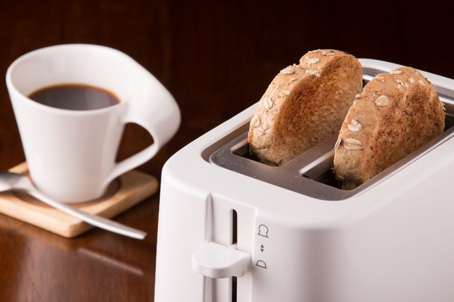 Brot in Toaster