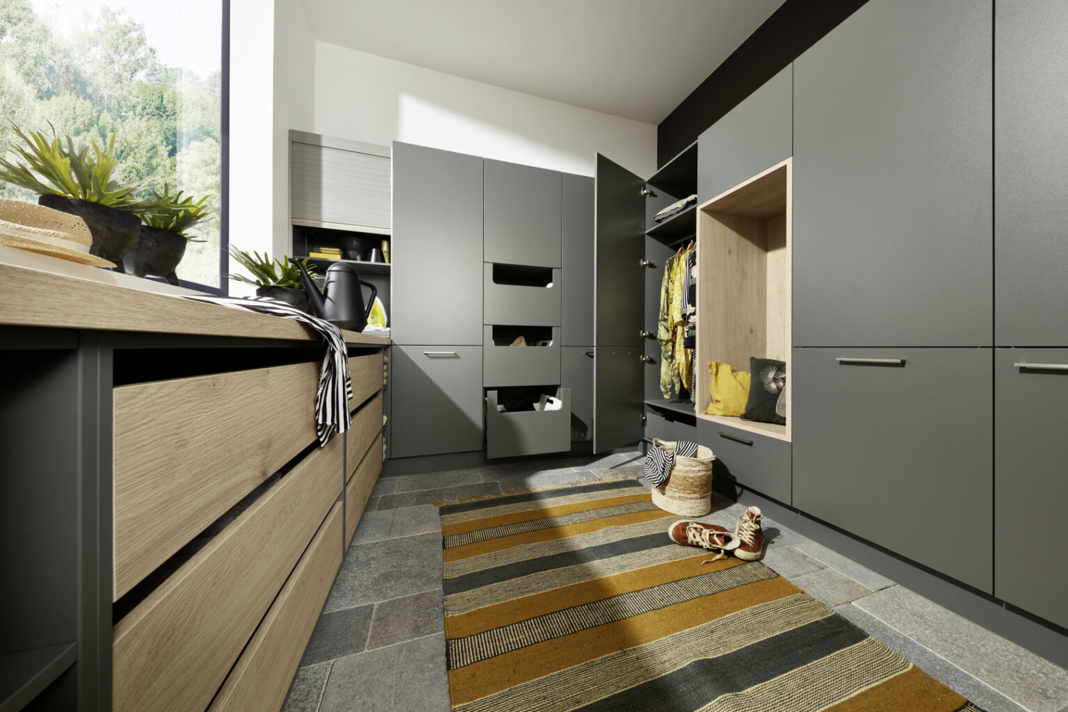 Durch den Küchenschrank in die Speisekammer Küche und